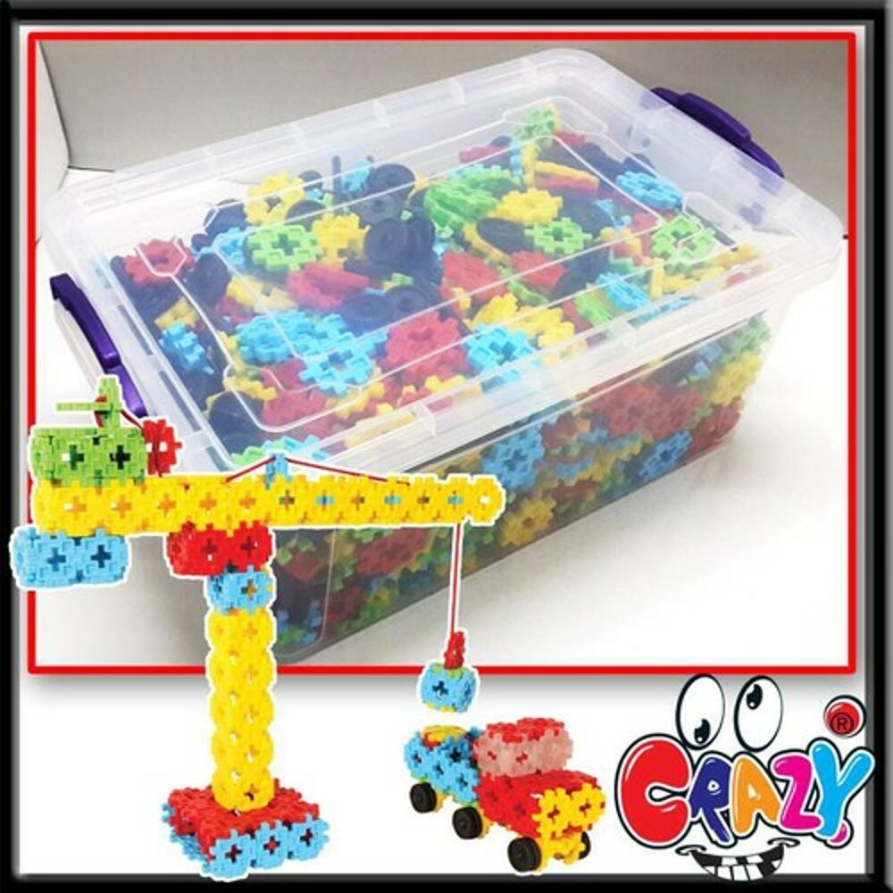 Matrax Crazy 1000 Pieces Toy in Plastic Box , Colorful , Develop Skills