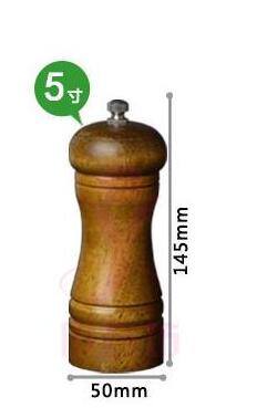 Manual Salt Pepper Grinder Oak Wood Pepper Mill Spice Salt Grinder Mill Tools